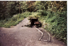 
Ironbridge mine adit, Blists Hill Museum, August 1985